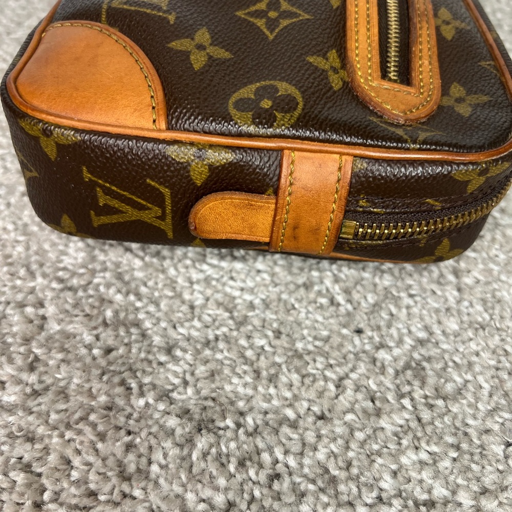 Louis Vuitton Dragonne Monogram Canvas Wristlet Clutch Vintage - Picture 9 of 16